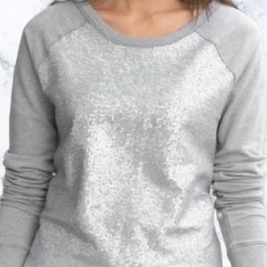 Banana Republic Gray Sequin Sweater